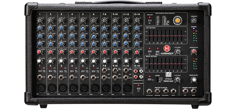 Harbinger LP9800 Powered Mixer