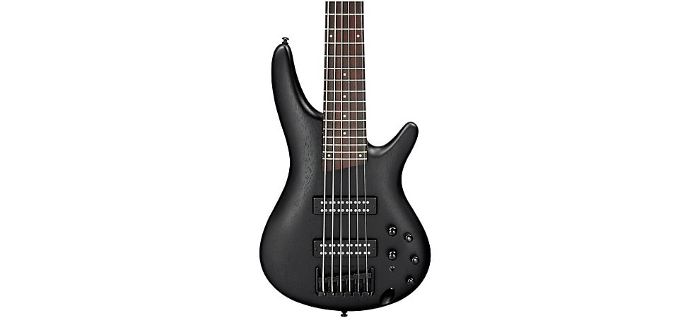 Ibanez SR306EB 6-String Bass Guitar in Weathered Black