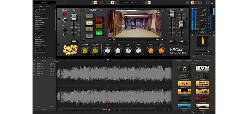 IK Multimedia T-TrackS Sunset Sound Studio Reverb