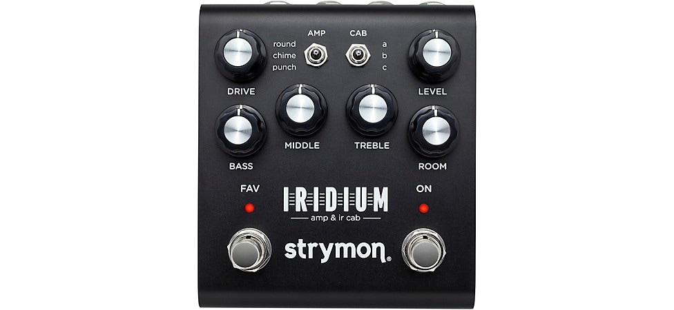 Strymon Iridium Amp & IR Cab Front Panel