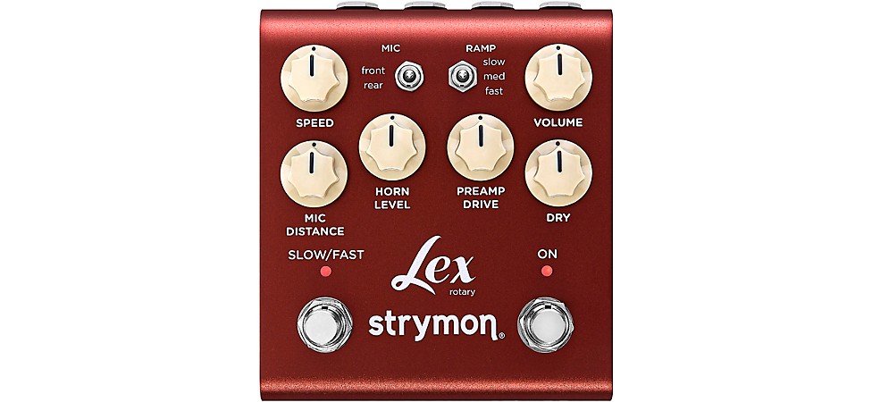 Strymon Lex V2 Rotary Modulation Front Panel