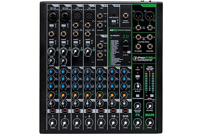 Mackie ProFX10v3 10-Channel Professional Effects Mixer with USB