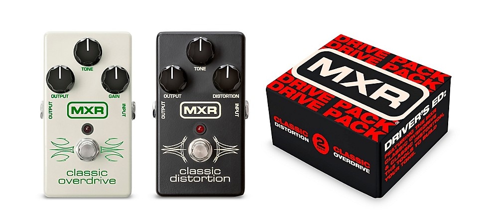 MXR Classic Drive Pack Guitar Effects Bundle