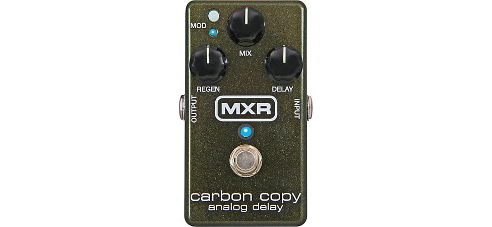 MXR M169 Carbon Copy Analog Delay Guitar Effects Pedal