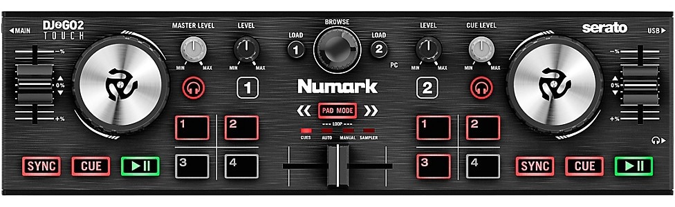 Numark DJ2GO2 Touch Pocket DJ Controller