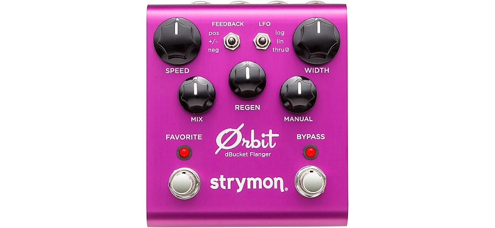 Strymon Orbit dBucket Flanger Front Panel