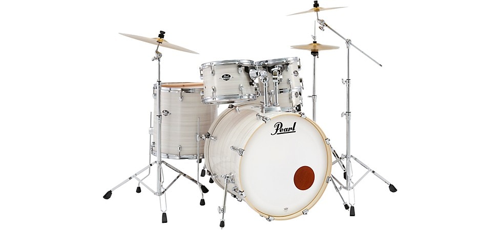 Pearl New Fusion Slipstream White Drum Set