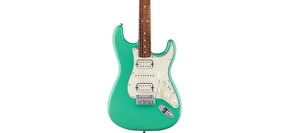 Fender Player Stratocaster HSH Electric Guitar Pau Ferro Fingerboard Seafoam Green