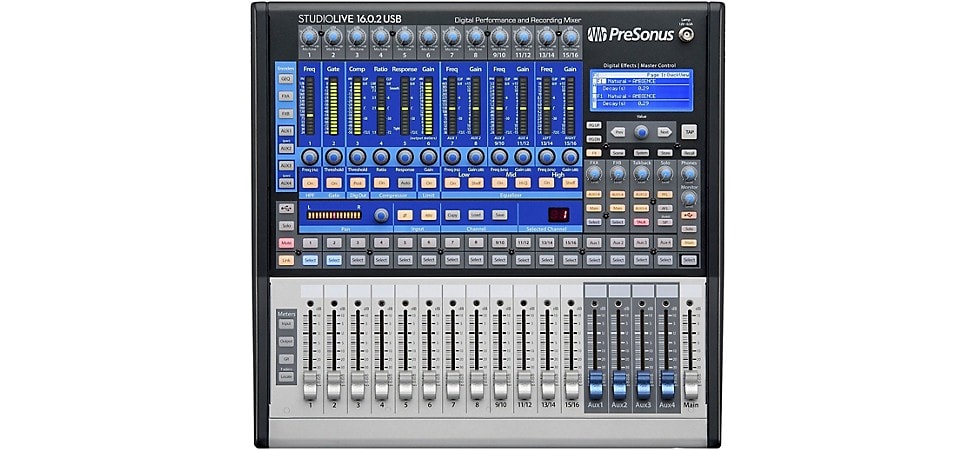 PreSonus StudioLive 16.0.2 USB 16x2 Performance and Recording Digital Mixer