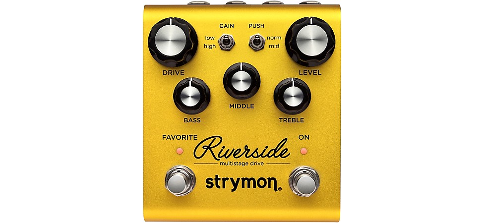 Strymon Riverside Multistage Drive Front Panel