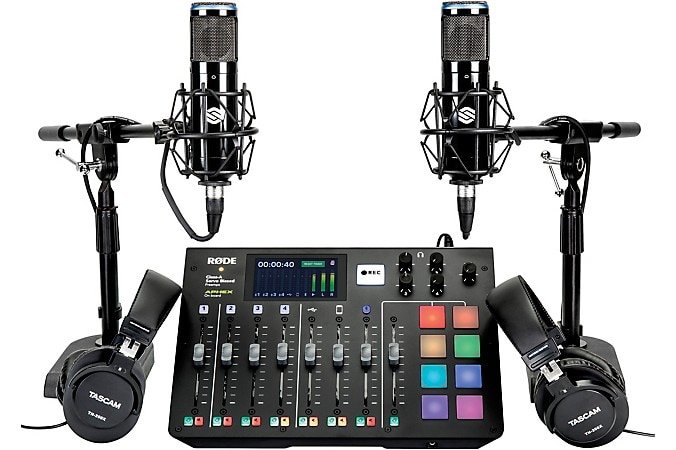 Rodecaster Podcaster Recording Bundle