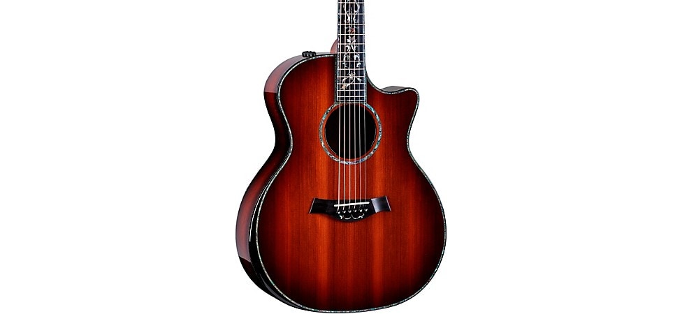 Premium Taylor PS14ce LTD 50th Anniversary Redwood Top Grand Auditorium Acoustic-Electric Guitar Shaded Edge Burst