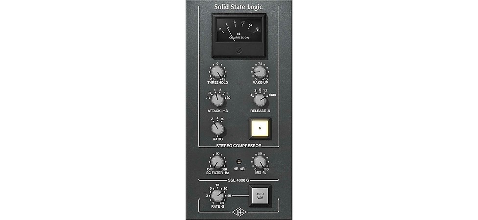Universal Audio SSL 4000 G Bus Compressor Software Plug-in