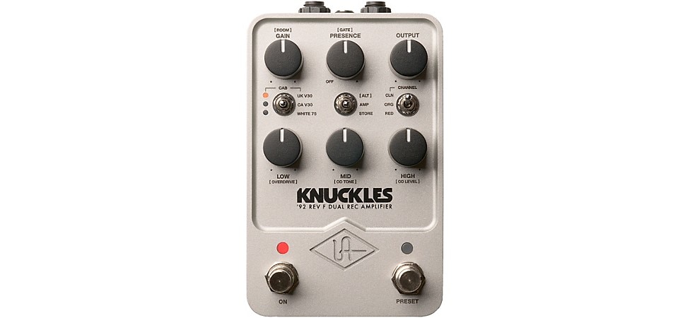 Universal Audio UAFX Knuckles '92 Rev F Dual Rec Amplifier Effects Pedal