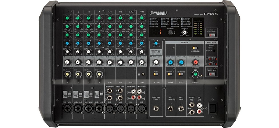 Yamaha EMX5 12-Input Powered Mixer