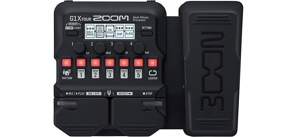 Zoom G1X FOUR Guitar Multi-Effects Processor