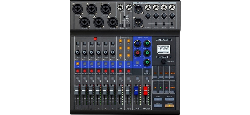 Zoom LiveTrak L-8