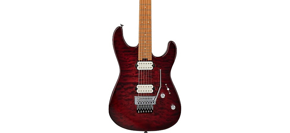 Charvel Pro-Mod Plus San Dimas Style 1 Electric Guitar in Sangria Burst