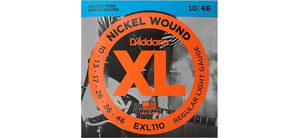 D'Addario EXL110 Nickel Wound Light Electric Guitar Strings 1046