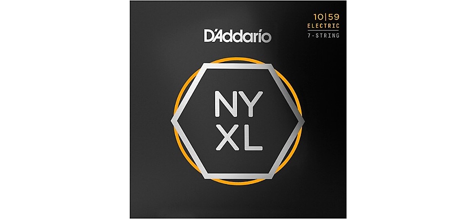 D'Addario NYXL 1059 7-String Light Nickel Wound Electric Guitar Strings