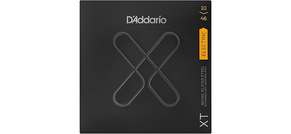 D'Addario XT Nickel Plated Steel Electric Guitar Coated Strings 1046