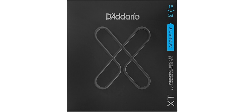 D'Addario XT Phosphor Bronze Acoustic Guitar Strings .12-.53