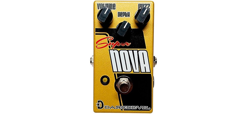 Daredevil Pedals Supernova Fuzz Effects Pedal Gold