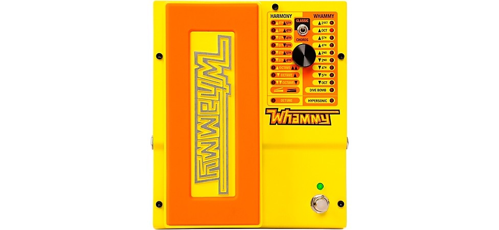 DigiTech WHAMMYMN MonoNeon Signature Whammy Effects Pedal in Yellow and Orange