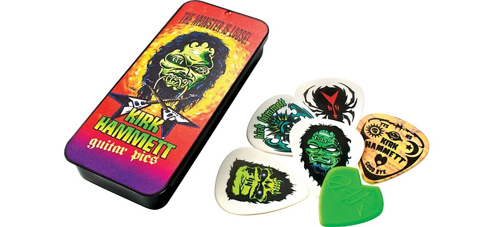 Dunlop Kirk Hammett Monster Pick Tin With 6 Picks