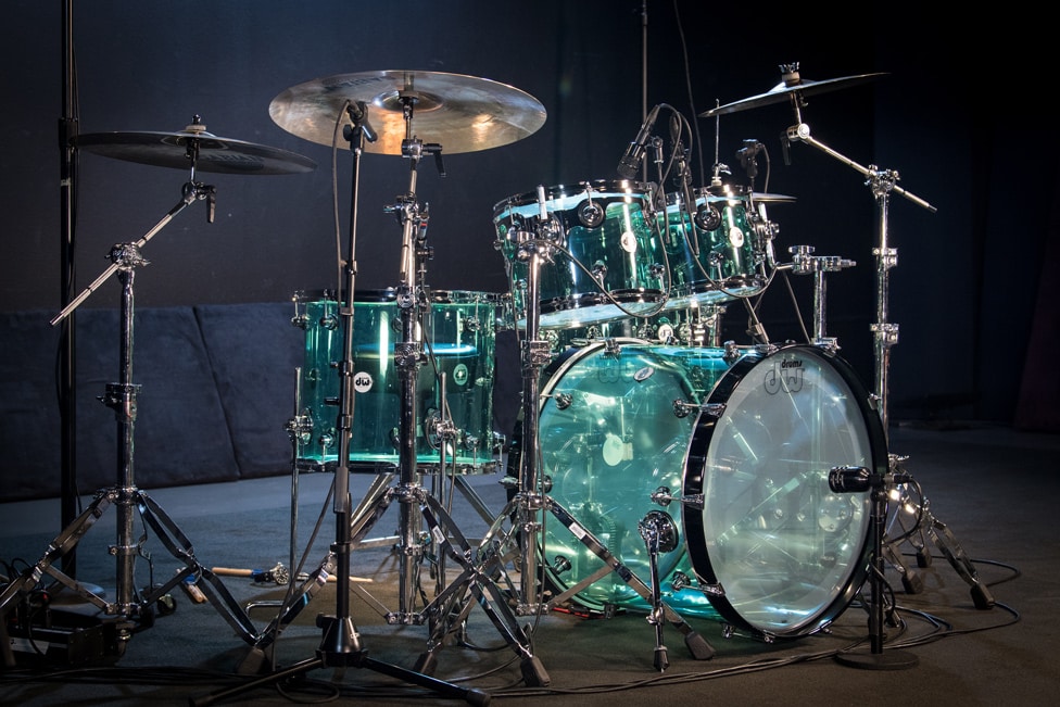 DW Seaglass Green Acrylic Drum Kit