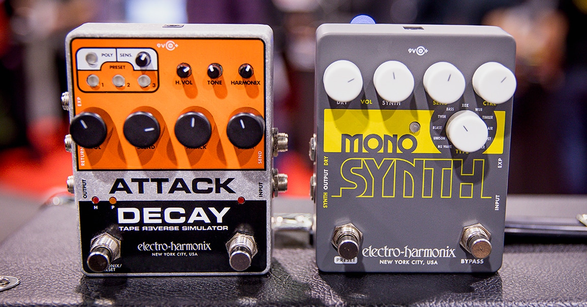 Electro-Harmonix Attack Decay and Mono Synth