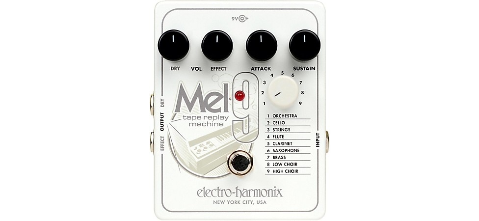 Electro-Harmonix MEL9 Tape Replay Machine Guitar Effects Pedal