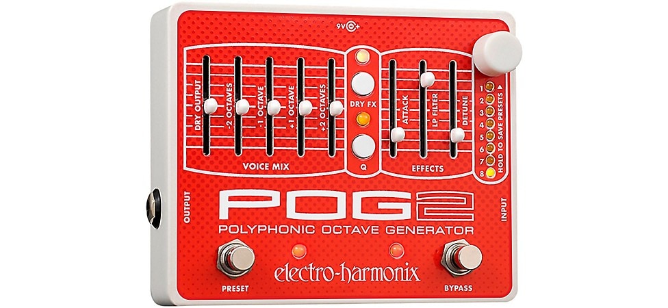 Electro-Harmonix POG2 Polyphonic Octave Generator Effects Pedal