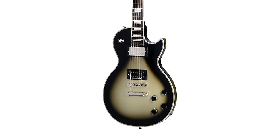 Epiphone Adam Jones 1979 Les Paul Custom Electric Guitar in Antique Silverburst