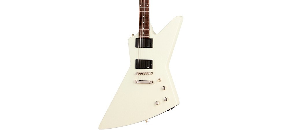 Epiphone Explorer 80s EMG in Classic White