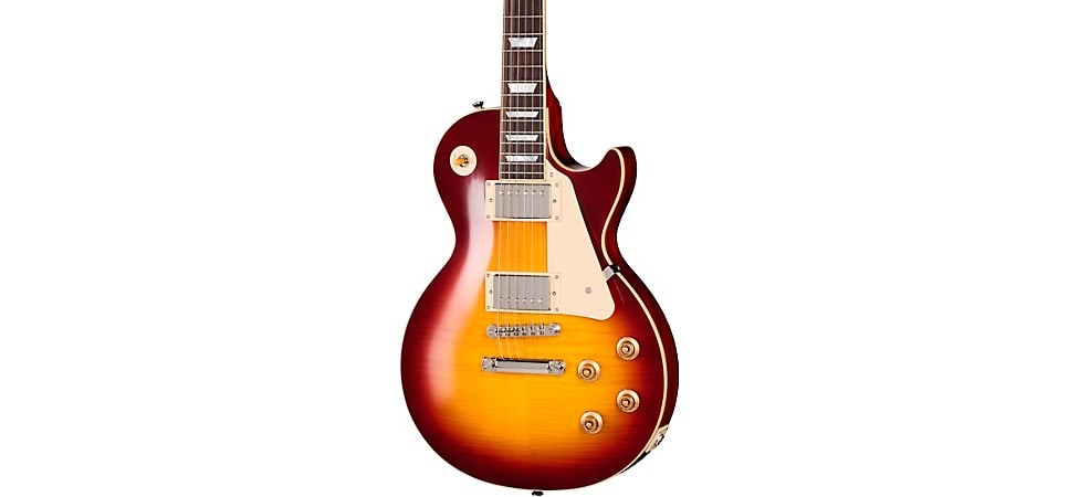 Epiphone Inspired by Gibson Custom 1959 Les Paul Standard Reissue in Deep Cherry Sunburst