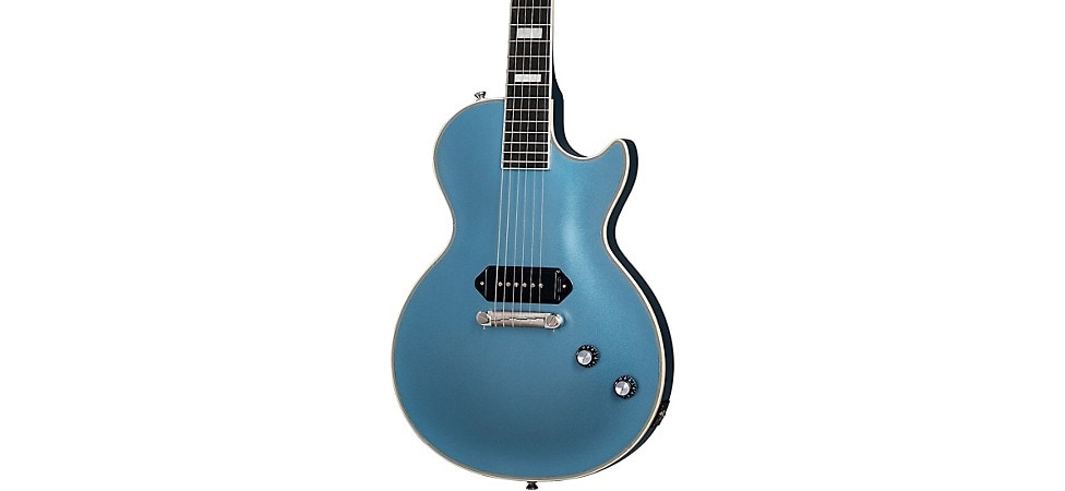 Epiphone Jared James Nichols "Blues Power" Les Paul Custom Electric Guitar in Aged Pelham Blue