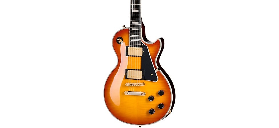 Epiphone Les Paul Custom Figured in Iced Tea Burst