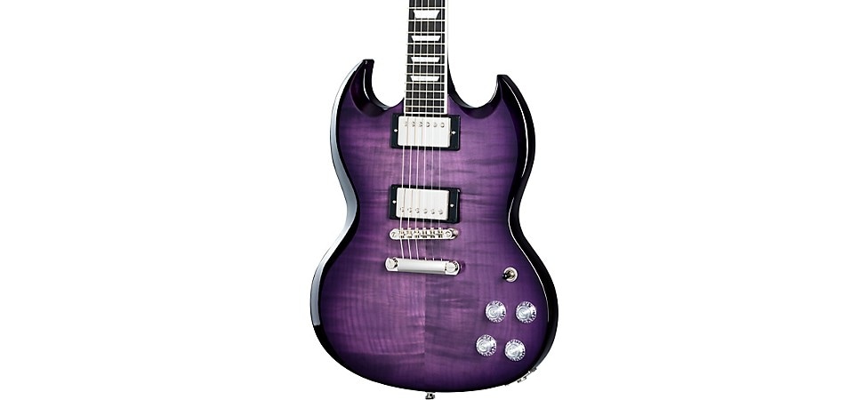 Epiphone SG Modern Figured in Purple Burst