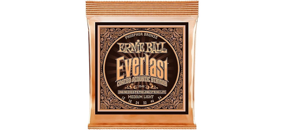 Ernie Ball 2546 Everlast Phosphor Medium Light Acoustic Guitar Strings