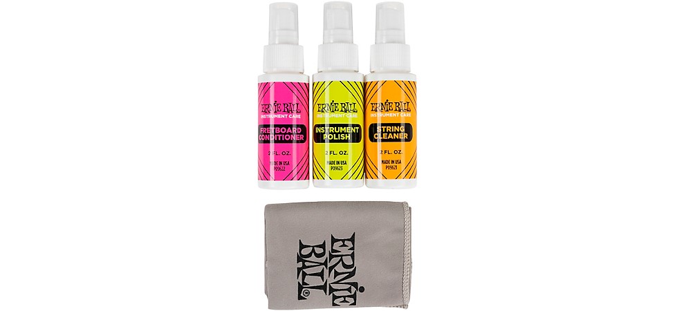 Ernie Ball Instrument Care Kit With Cloth