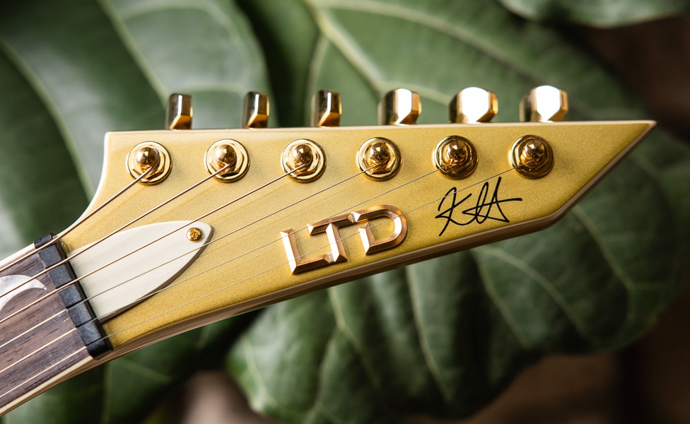 ESP LTD Kirk Hammett KH-V Headstock