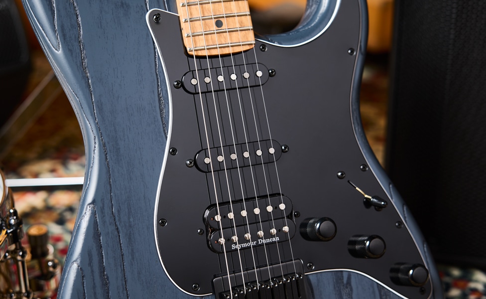 Fender American Professional II Limited-Edition Sandblasted Stratocaster HSS HT Electric Guitar in Smoke