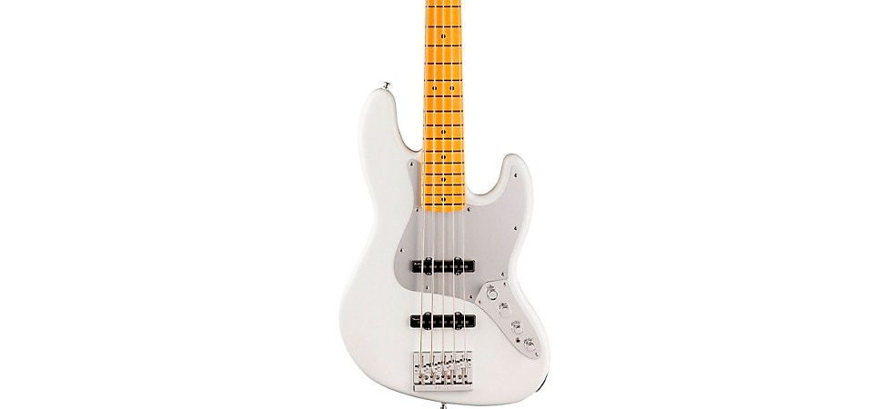 Fender American Ultra II Jazz Bass V in Avalanche