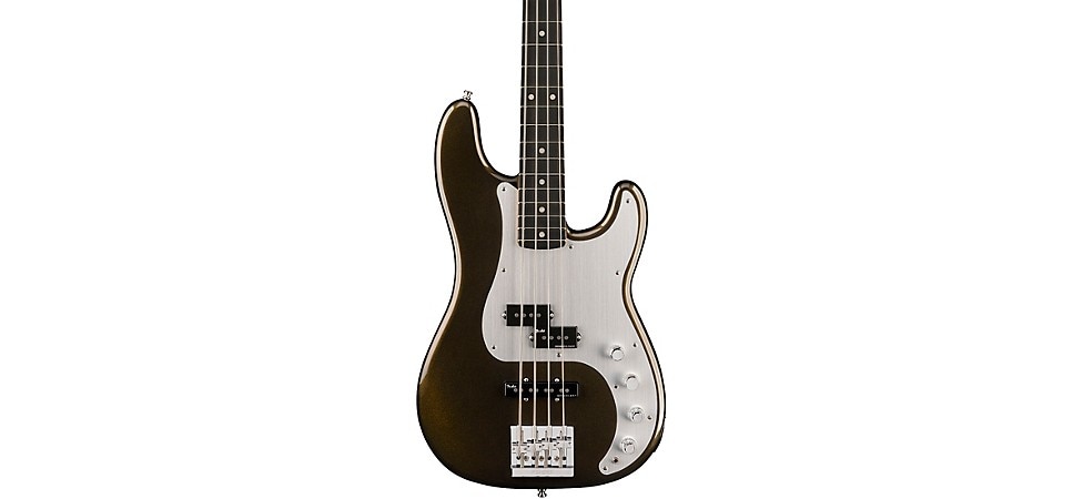 Fender American Ultra II Precision Bass in Texas Tea