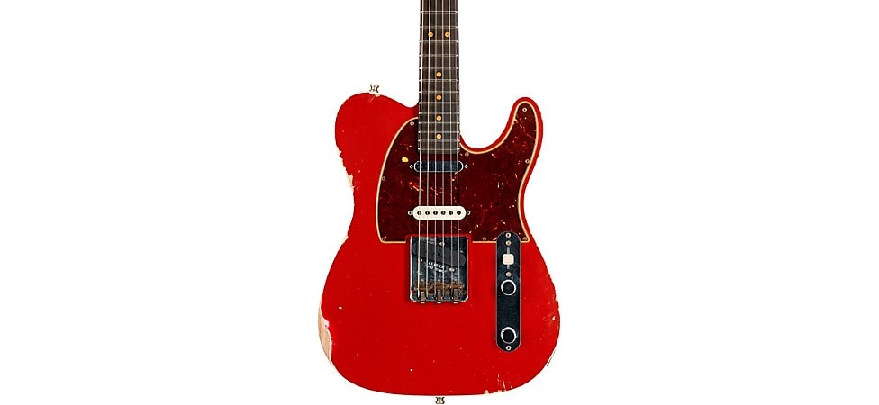 Fender Custom Shop Nashville Telecaster Custom Relic with Rosewood Fingerboard Electric Guitar in Dakota Red