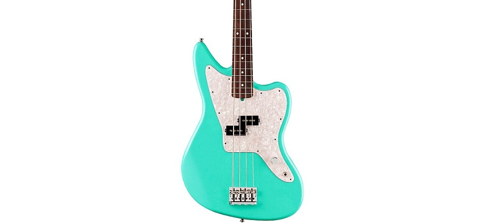 Fender Limited-Edition Mark Hoppus Jaguar Bass in Sea Foam Green