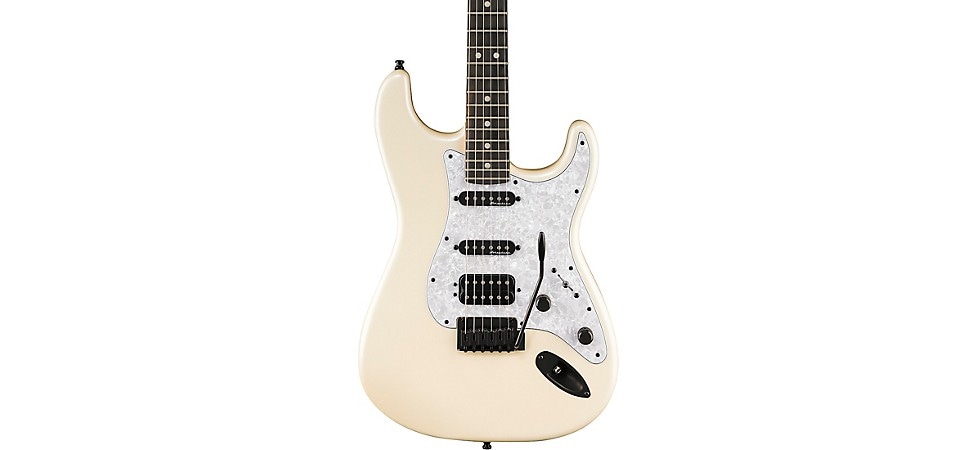 Fender Player Fusion Stratocaster HSS in Olympic Pearl