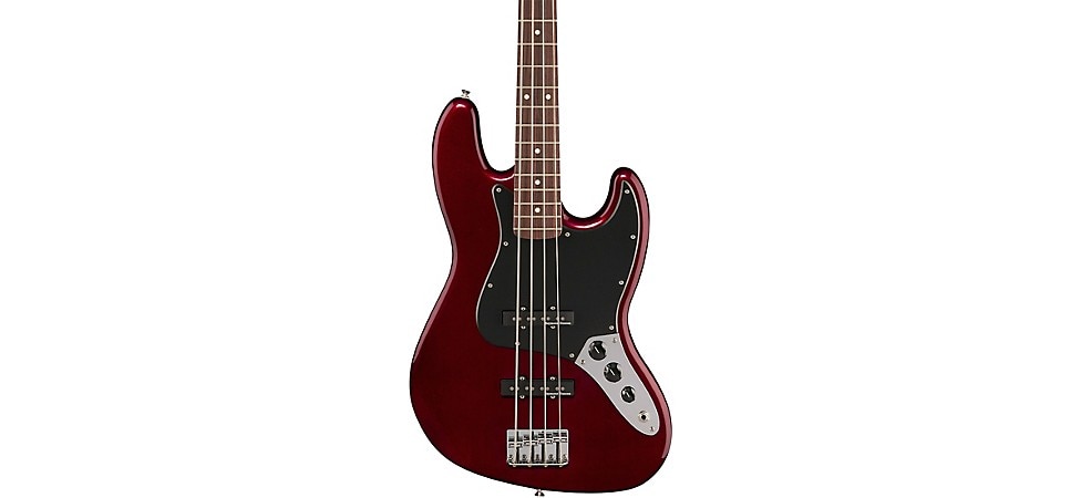 Fender Player II Jazz Bass Guitar in Oxblood