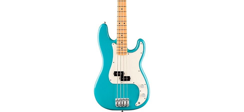 Fender Player II Precision Bass with Maple Fingerboard in Aquatone Blue